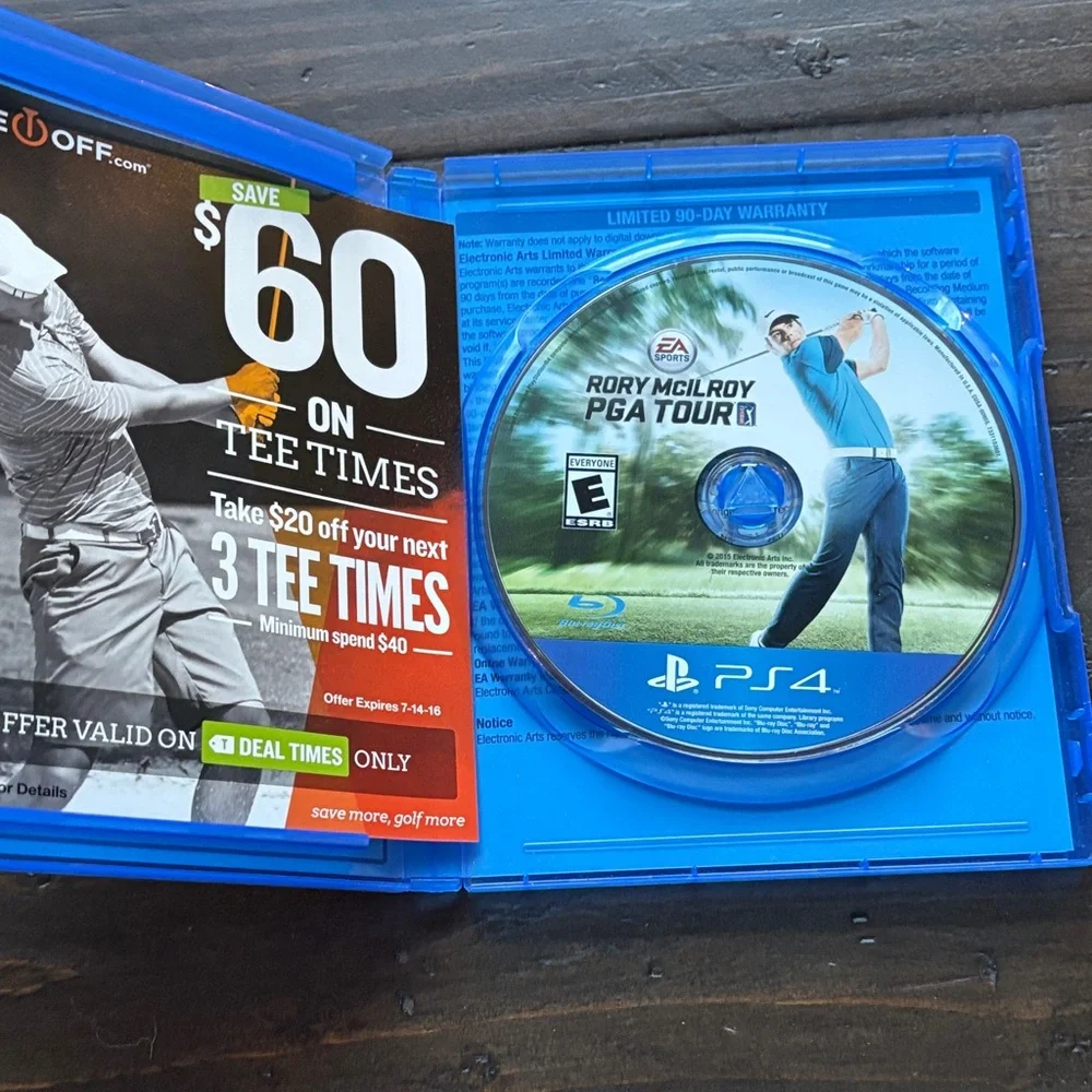 Rory McIlroy PGA Tour for PS4 - Blue Case